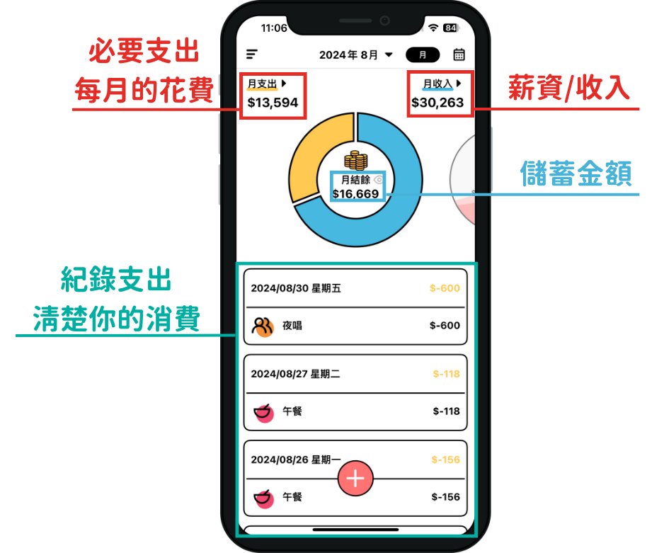 簡單記帳app使用